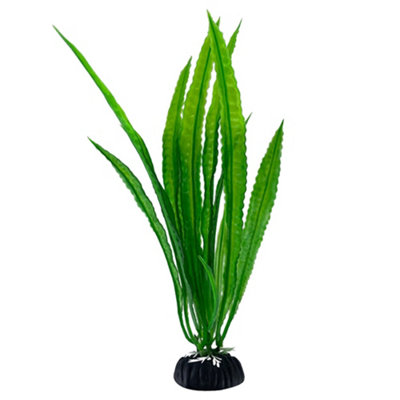 Swell Green Echinodorus Artificial PlantPointed from B&Q