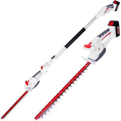 Netta 20V Cordless 2-In-1 Hedge TrimmerTelescopic & Handheld from B&Q