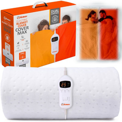 Warmer King Electric Blanket 160Cm X 150CmLeft & Right Dual Heating Zones9 Heat Settings2&10 Hour Timer from B&Q