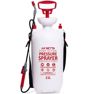 Netta Pressure Sprayer With Adjustable Lance Nozzle11L from B&Q