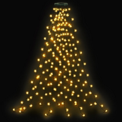 Netta Christmas Tree Lights 2M X 10 Strands 200 Leds Fairy LightsWarm from B&Q
