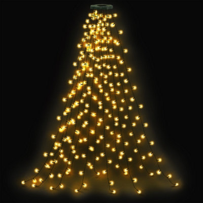 Netta Christmas Tree Lights 2.5M X 12 Strands 300 Leds Fairy LightsWarm from B&Q