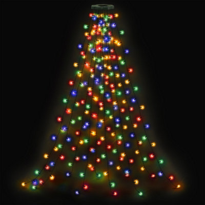 Netta Christmas Tree Lights 2M X 10 Strands 200 Leds Fairy LightsMulti from B&Q