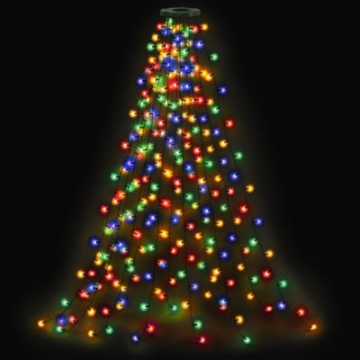 Netta Christmas Tree Lights 2.5M X 12 Strands 300 Leds Fairy LightsMulti from B&Q