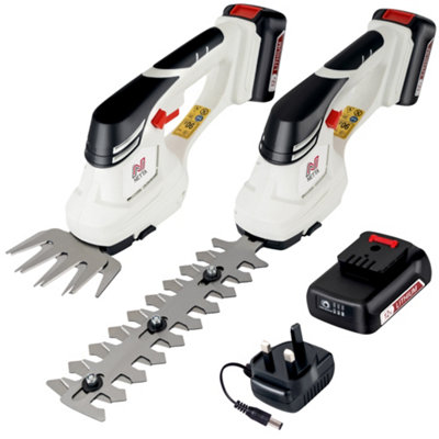 Netta 12V Cordless 2-In-1 Hedge Trimmer & Grass ShearHandheldLithium-Ion BatteryLawn Edging & Shrub Cutter from B&Q