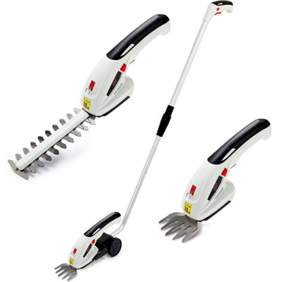 Netta 7.2V Cordless 2-In-1 Hedge Trimmer & Grass ShearTelescopic PoleLithium-Ion BatteryLawn Edging & Shrub Cutter from B&Q