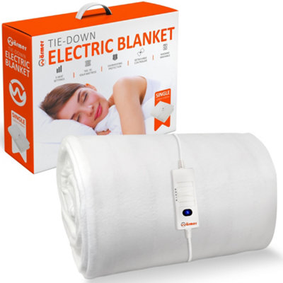 Warmer Wärmer Tie-Down Electric Blanket 3 Heat Settings With 1 ControllerSingle from B&Q