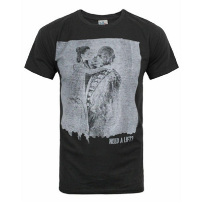 Vanilla Underground Junk Food Clothing Mens Black Star Wars Short Sleeved T-Shirt (Small) from B&Q