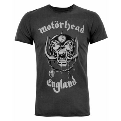 Vanilla Underground Amplified Clothing Mens Grey Motorhead Short Sleeved T-Shirt (Small) from B&Q