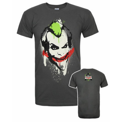 Vanilla Underground Dc Comics Mens Grey Batman Short Sleeved T-Shirt (Small) from B&Q
