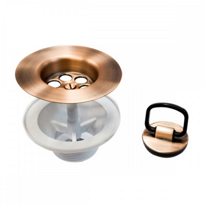 AstiniRakRangemasterCaple 65mm Copper Belfast Sink Plug Waste from B&Q