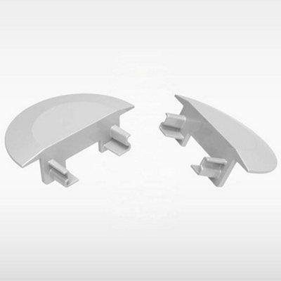 Sensio Linia Black End Cap For Recessed Aluminium Profile Se980980 from B&Q
