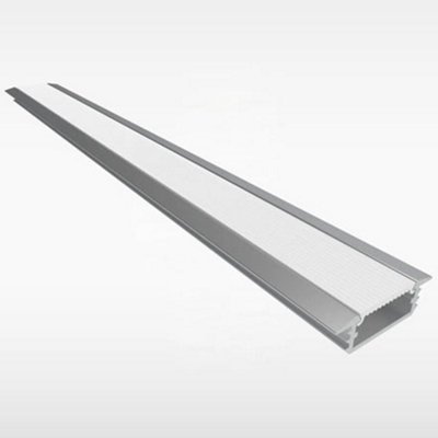 Sensio Linia Recessed Aluminium Profile 1000mm Matt Silver Se980120 from B&Q