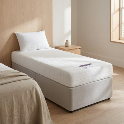 Rest Relax 3Ft Single 16Cm Medium-Firm Memory Foam Mattress & 1 Luxury Memory Flake Pillow Set - Pressure-Relieving Support