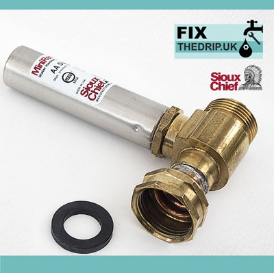 B&Q -  Hose Thread T"mini" Water Hammer ArresterWashing Machine Or Dish Washer Connections 660-Hj