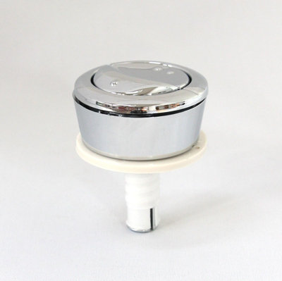 Fixthebog™ Replacement For  Wirquin Dual Flush Button Old Model 48mm Dia White Backnut Pre 2007 19008001 from B&Q