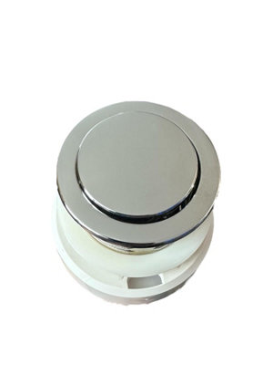 FixTheBog Oli Expert Old Style Replacement Full Flush Button Chrome from B&Q