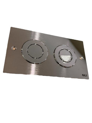 Fixthebog™ Replacement For Oli Expert New Style Complete Flush Plate from B&Q