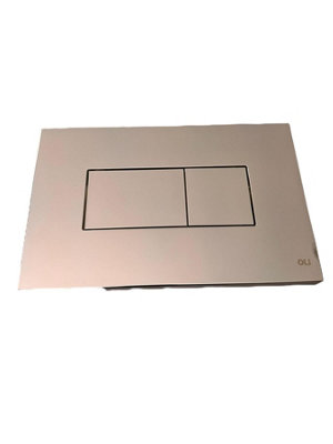 Fixthebog Oli Karisma Chrome Flush Plate 641004 Dual Flush Plate Pneumatic from B&Q