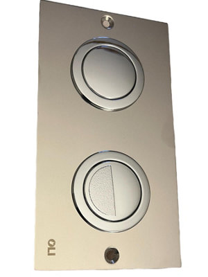 Fixthebog™ Oli Expert Old Style Complete Flush Plate from B&Q