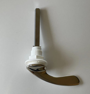 Fixthebog™ Replacement For Gold Paris Mac Style Toilet Lever Ideal Replacement Fits 22mm Cistern Wc from B&Q