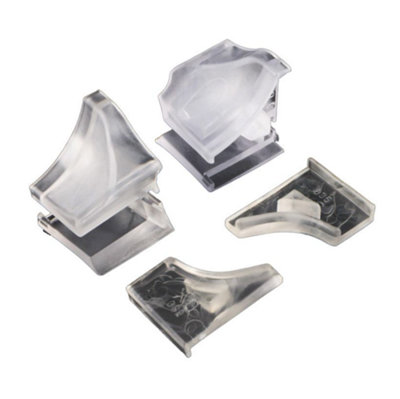 B&Q -  (Lv96067) Ideal Standard Bath Screen Carrier And Flap Seal End Fixing Pack