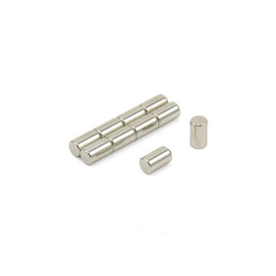 N42 Neodymium Magnet For ArtsCraftsModel MakingHobbiesScience5mm Dia X 8.47mm Thick0.91Kg Pull from B&Q