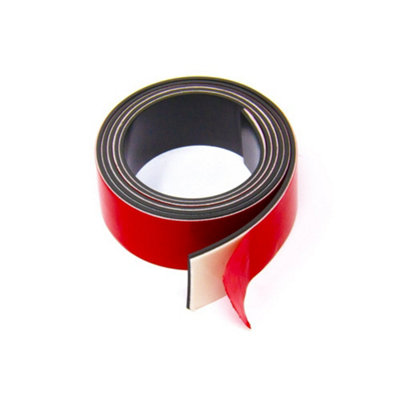 Magflex Flexible Magnetic Tape With Foam Self AdhesivePolarity A25.4mm Wide1M Length from B&Q