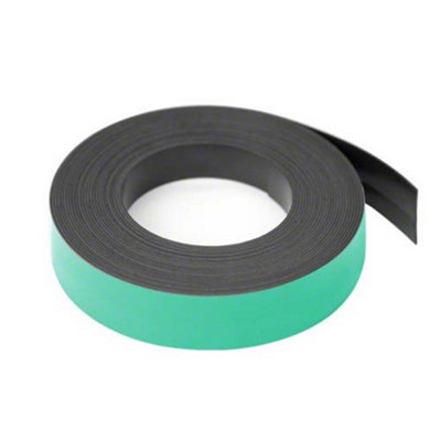 Magflex Lite Flexible Matt Green Magnetic Gridding Tape For WhiteboardsNoticeboards Or Filing Cabinets25mm Wide5M Length from B&Q