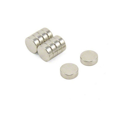 N42 Neodymium Magnet For ArtsCraftsModel MakingDiyHobbiesOffice And Home12mm Dia X 4mm Thick3Kg Pull from B&Q