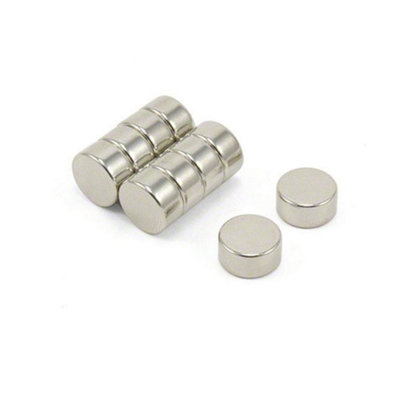 N42 Neodymium Magnet For ArtsCraftsModel MakingDiyHobbiesOffice & Home12mm Dia X 6mm Thick4.3Kg Pull from B&Q