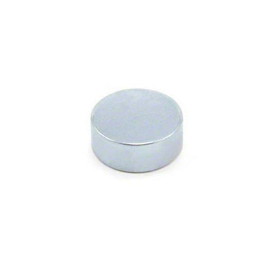 B&Q Zinc Plated N42 Neodymium Magnet For Engineering, Manufacturing, Diy & Outdoor Applications - 25Mm Dia X 10Mm Thick - Pull 16.5Kg