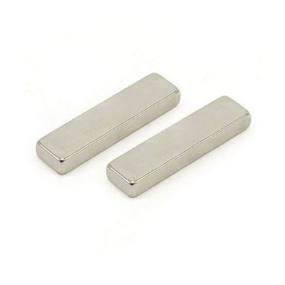 N42 Neodymium Magnet For ArtsCraftsModel MakingHobbiesOffice & Home40mm X 10mm X 5mm Thick8.3Kg PullPack Of 2 from B&Q