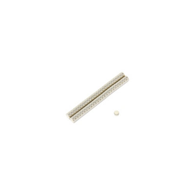 4mm Dia X 2mm Thick N35 Neodymium Magnet0.38Kg Pull (Pack Of 50) from B&Q