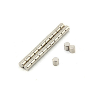 N35 Neodymium Magnet For ArtsCraftsModel MakingDiyHobbiesOffice& Home5mm Dia X 5mm Thick0.76Kg PullPack Of 50 from B&Q