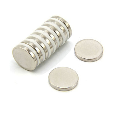 N35 Neodymium Magnet For ArtsCraftsModel MakingDiyHobbies And Packaging20mm Dia X 3mm Thick3.6Kg PullPack Of 4 from B&Q