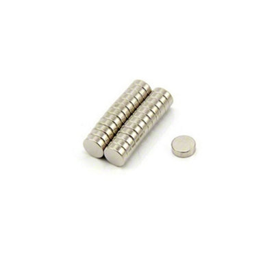 N35 Neodymium Magnet For ArtsCraftsModel MakingDiyHobbies And Packaging6mm Dia X 2mm Thick0.49Kg PullPack Of 50 from B&Q