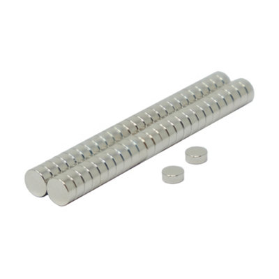 N35 Neodymium Magnet For ArtsCraftsModel MakingDiyAnd Hobbies5mm Dia X 2mm Thick0.51Kg PullPack Of 50 from B&Q