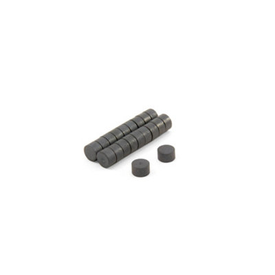 Y10 Ferrite Magnets For ArtsCraftsModel MakingDiy And Hobbies10mm Dia X 6mm Thick0.114Kg PullPack Of 20 from B&Q