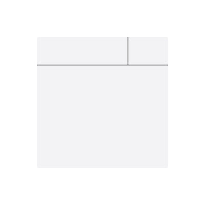 Magflex Flexible Gloss White Dry-Wipe Scrumboard Magnet For Creating Removable And Changeable Labels75mm X 75mmPack Of 5 from B&Q