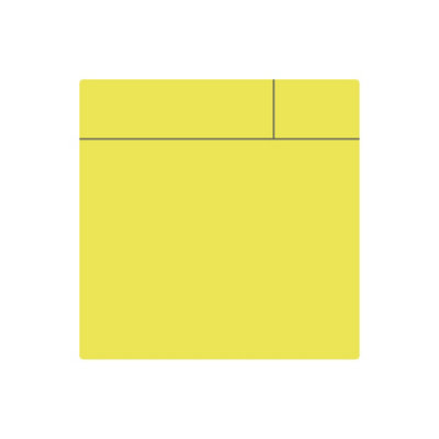 Magflex Flexible Gloss Yellow Dry-Wipe Scrumboard Magnet For Creating Removable And Changeable Labels75mm X 75mmPack Of 5 from B&Q