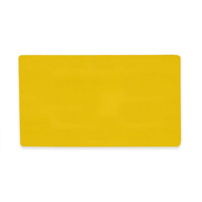 Magflex Flexible Magnetic Sheet With Gloss Yellow Dry-Wipe Surface For Creating Scrumboards140mm X 80mm X 0.85mmPack Of 5 from B&Q