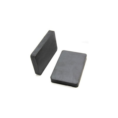 Y30Bh Ferrite Magnet For ArtsCraftsModel MakingDiy And Hobbies75mm X 50mm X 10mm Thick4.5Kg PullPack Of 2 from B&Q