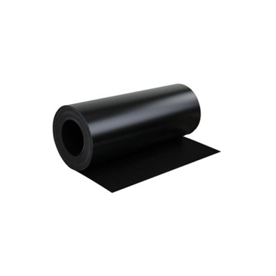 Magflex Flexible Matt Black Magnetic Sheet For Creating Magnetic PicturesArtworkSigns Or Displays300mm Wide1M Length from B&Q