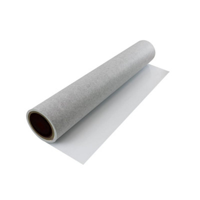 Ferroflex Non-Woven Gloss White Dry Wipe Flexible Ferrous Sheet For Creating A Whiteboard Surface600mm Wide1M Length from B&Q