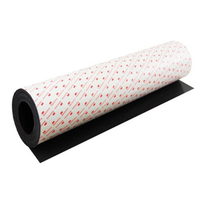Magflex Ultra Flexible 3M Self Adhesive Magnetic Sheet For Creating Signage And Displays620mm Wide1M Length from B&Q