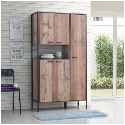 Timber Art Design Kitchen Dresser Dining Room Display Larder Cabinet Pantry Cupboard from B&Q