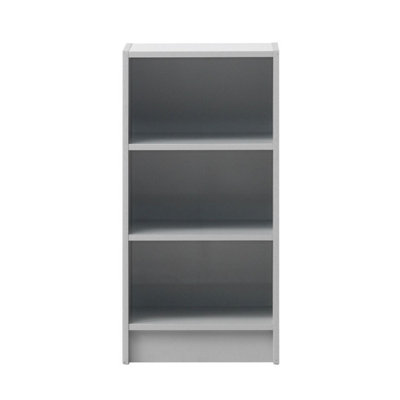 Timber Art Design Small 3 Tier Cube Bookcase Display Shelving Storage Unit Furniture Grey from B&Q