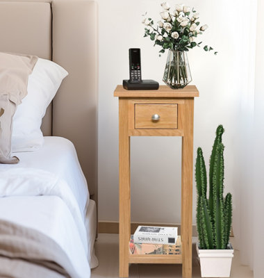 Hallowood Furniture Waverly Oak Small Telephone Table from B&Q