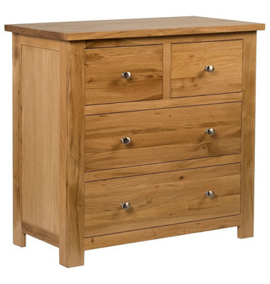 Hallowood Furniture Waverly Oak 2 Over 2 Chest Of Drawers from B&Q